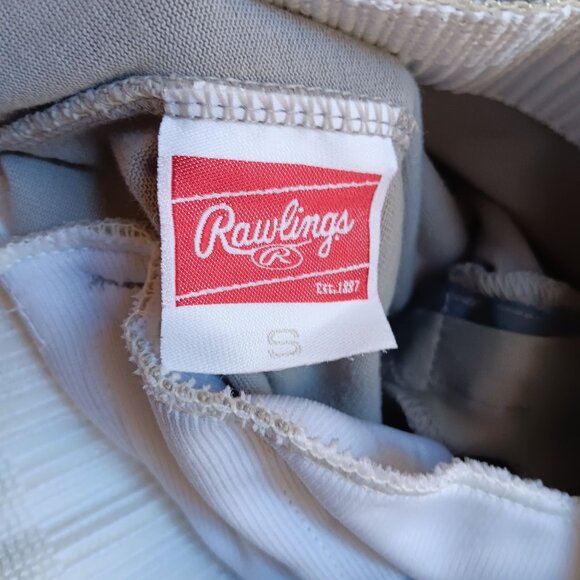SMALL Vintage Baseball Pants 1990's RAWLINGS MENS  Baseball Pants  Gray Adult - Picture 3 of 6